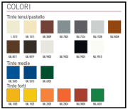 Colori disponibili 1